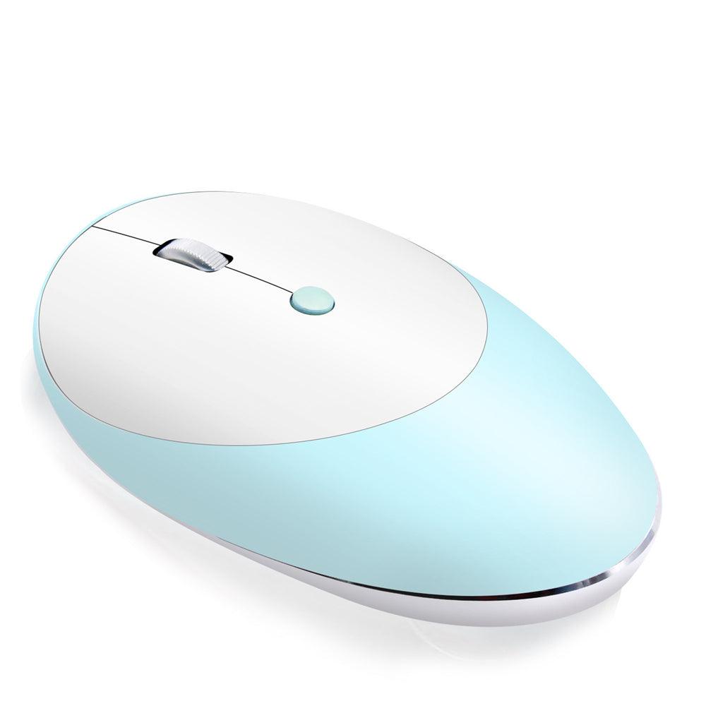 HXSJ T36 Wireless Rechargeable Mouse bluetooth 3.0+5.0+2.4G 3 Modes 1600DPI Mute Button Mouse for PC Laptop Computer - MRSLM