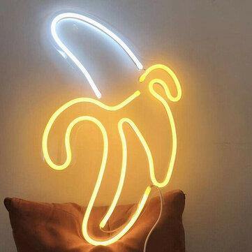 Banana LED Neon Sign Light Art Wall Lamp for Bar Pub Bedroom Decoration - MRSLM