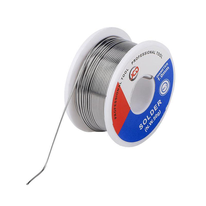 JCD 50G Solder Wire 60/40 FLUX 2.0% 0.6/0.8/1.0/1.2/1.5MM Tin Lead Tin Wire Melt Rosin Core Solder Soldering Wire Roll - MRSLM