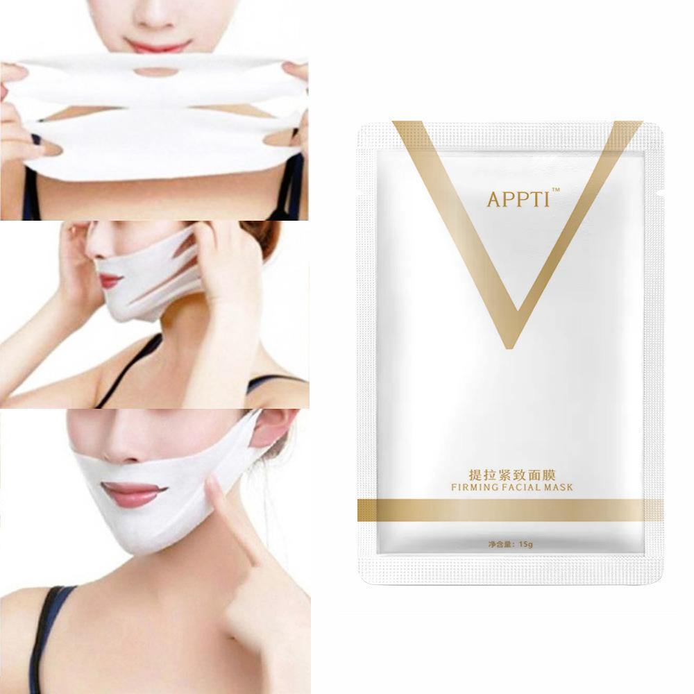 V-Shaped Face Mask (White) - MRSLM