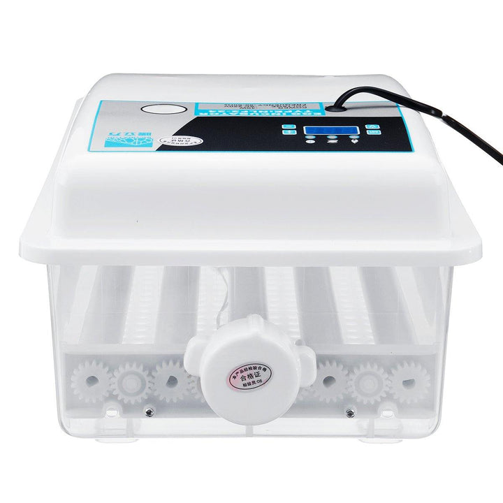 Digital 24 Egg Auto Turning Incubator Chicken Poultry Alarm Hatcher W/ Flashlight - MRSLM