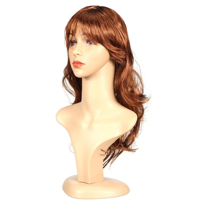 Long Curly Women Ladies Party Natrual Blonde 65 Cm Synthetic Hair Wig - MRSLM