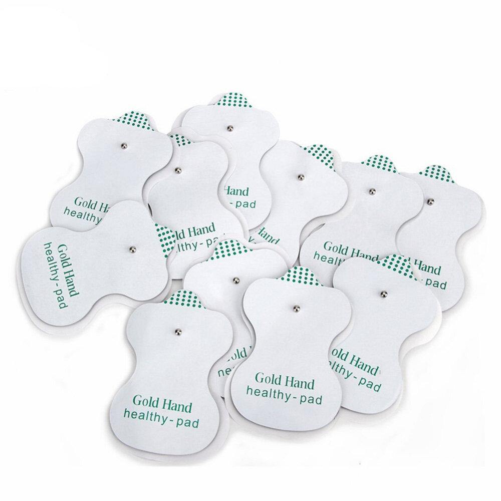 Electrode Antistress Tens Acupuncture Pad Body Massage Digital Therapy Machine EMS Pads Patches Vibrator Body Foot Care - MRSLM