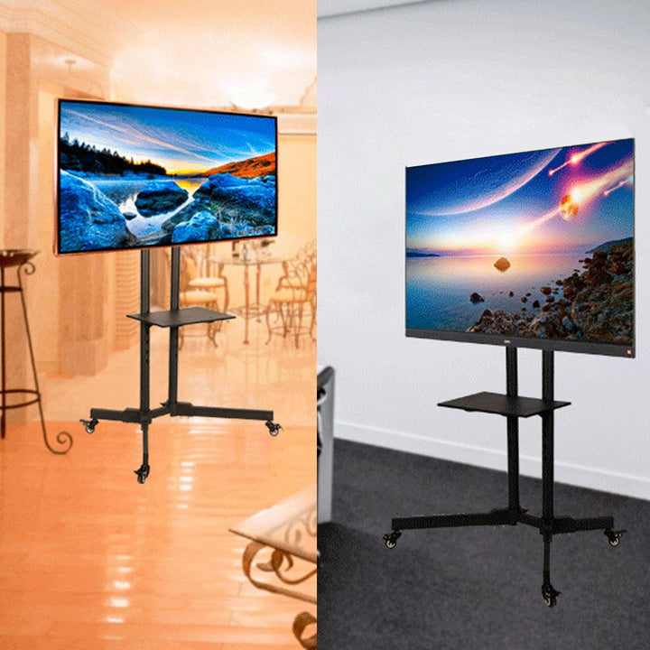 Mobile TV Stand Mount Universal Flat Screen Trolley Cart for 32"-65" (Type A) - MRSLM