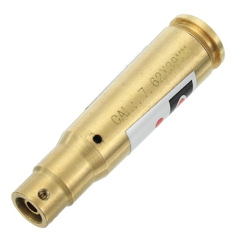 CAL 7.62x39 Laser Bore Sighter Red Dot Sight Brass Cartridge Bore Sighter Caliber - MRSLM