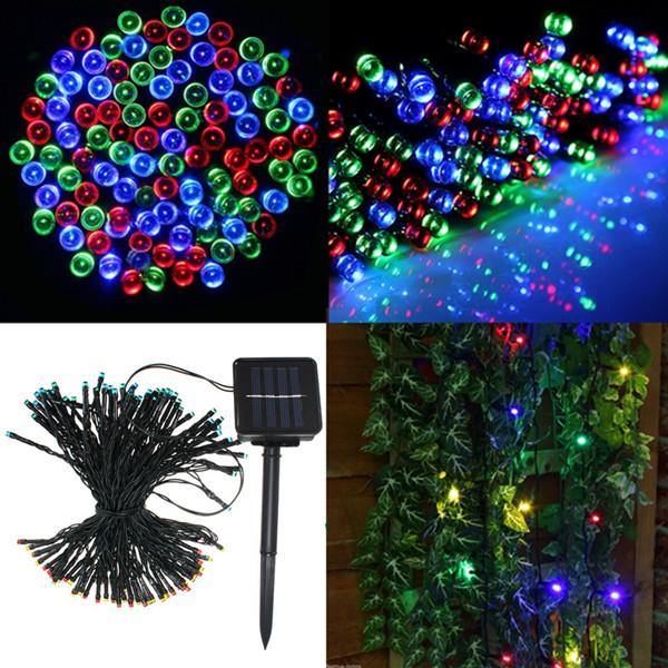 200 LED Solar Powered Fairy String Light Garden Party Decor Christmas - MRSLM