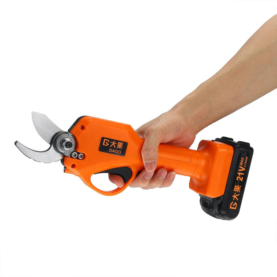 Cordless Pruning Shears Electric 21V Battery Cordless Secateur Branch Cutter Pruning Shears - MRSLM