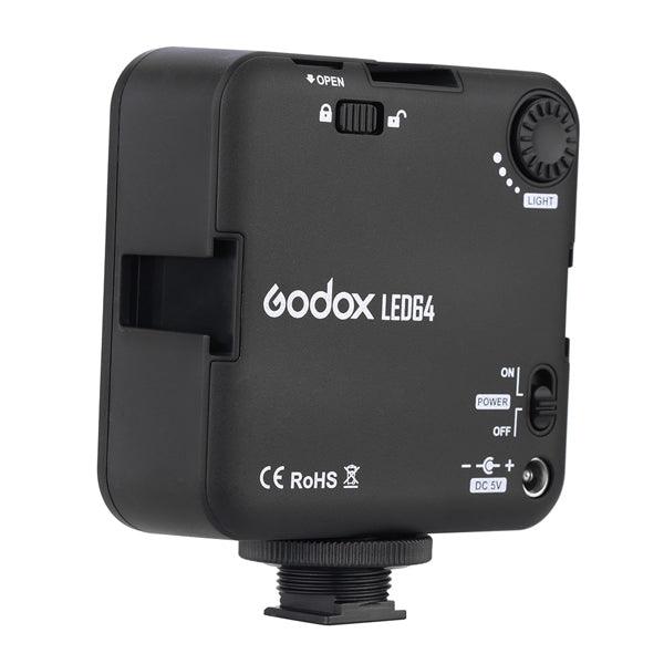 Godox LED64 LED Lamp Video Light for DSLR Camera Camcorder mini DVR Interview Macro photography - MRSLM