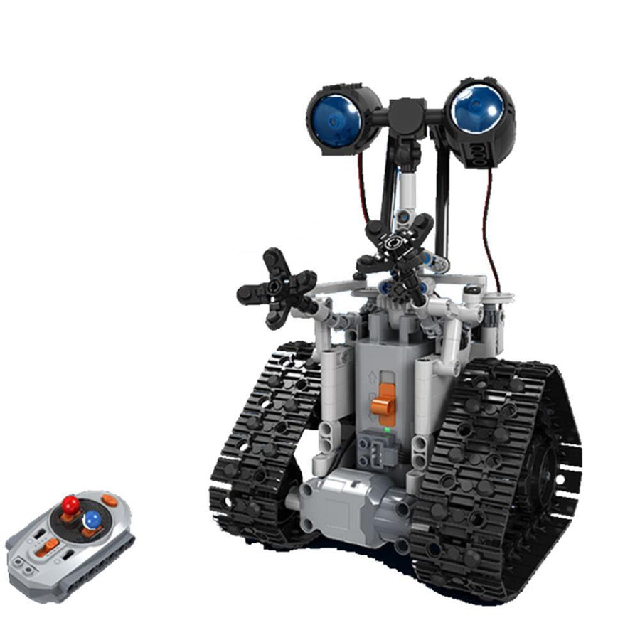 MoFun DIY 2.4G Patrol RC Robot Block Building Infrared Control Assembled Robot Toy - MRSLM