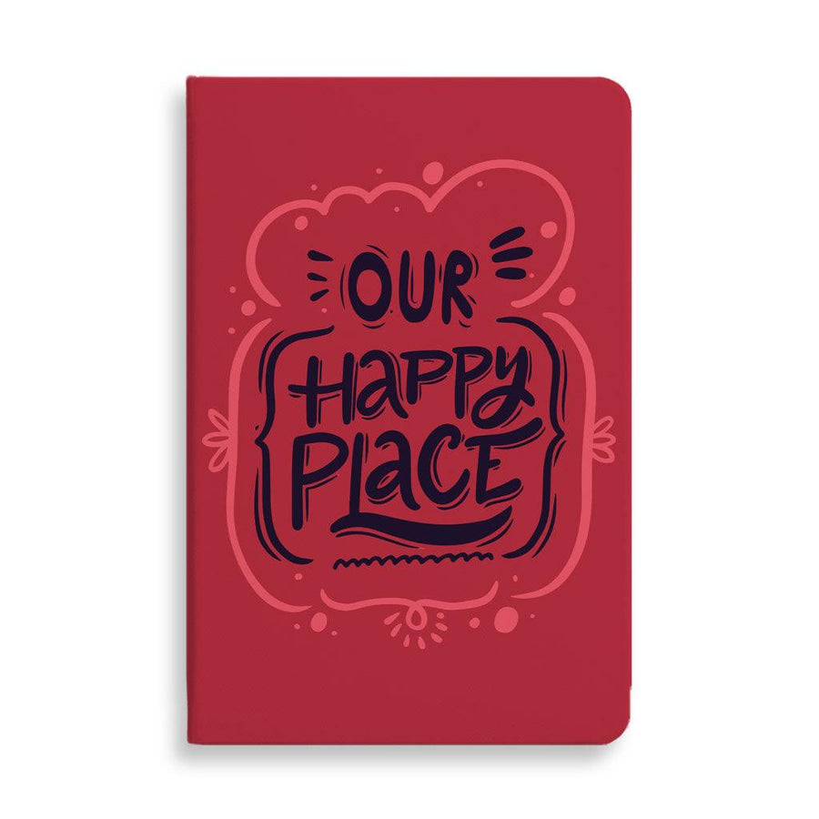 Our Happy Place Journal - Themed Notebook - Cool Design Journal - MRSLM