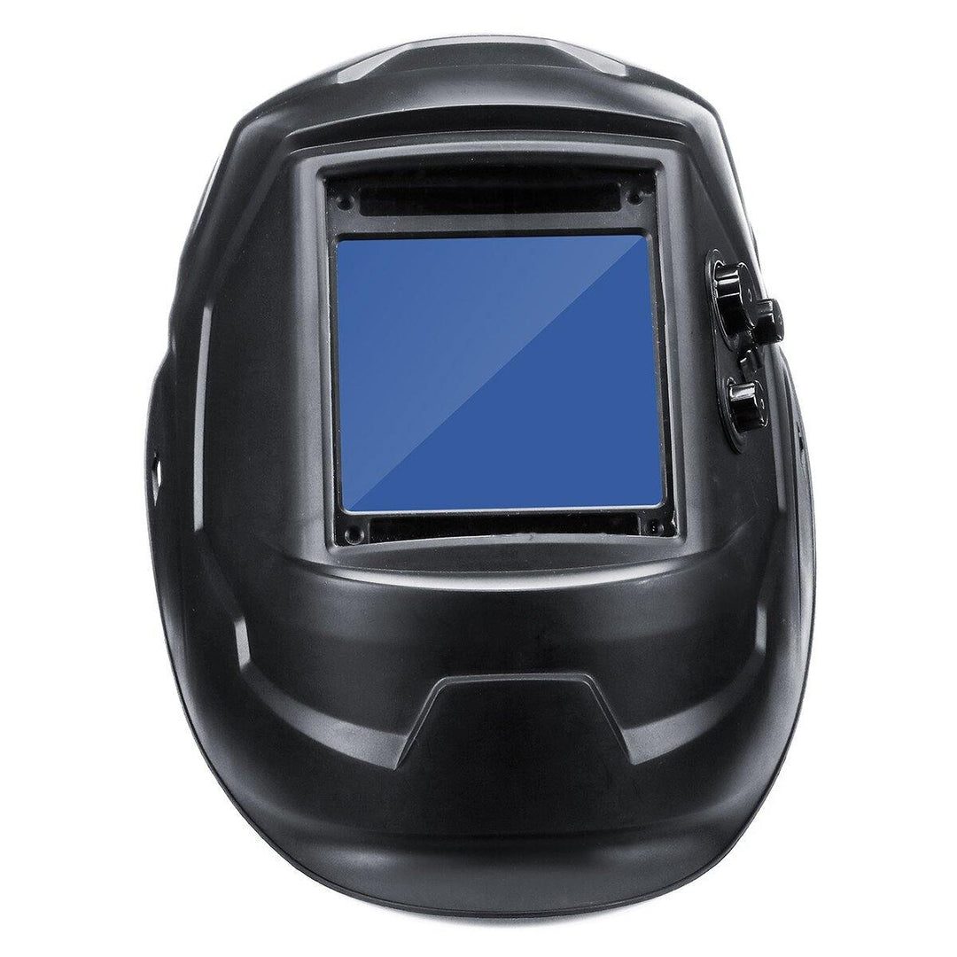 Solar Energy Automatic Dimming Welding Mask Auto Darkening Welding Helmet Big View Area 4 Sensors External Adjustment Arc Tig Mig DIN5-DIN13 - MRSLM