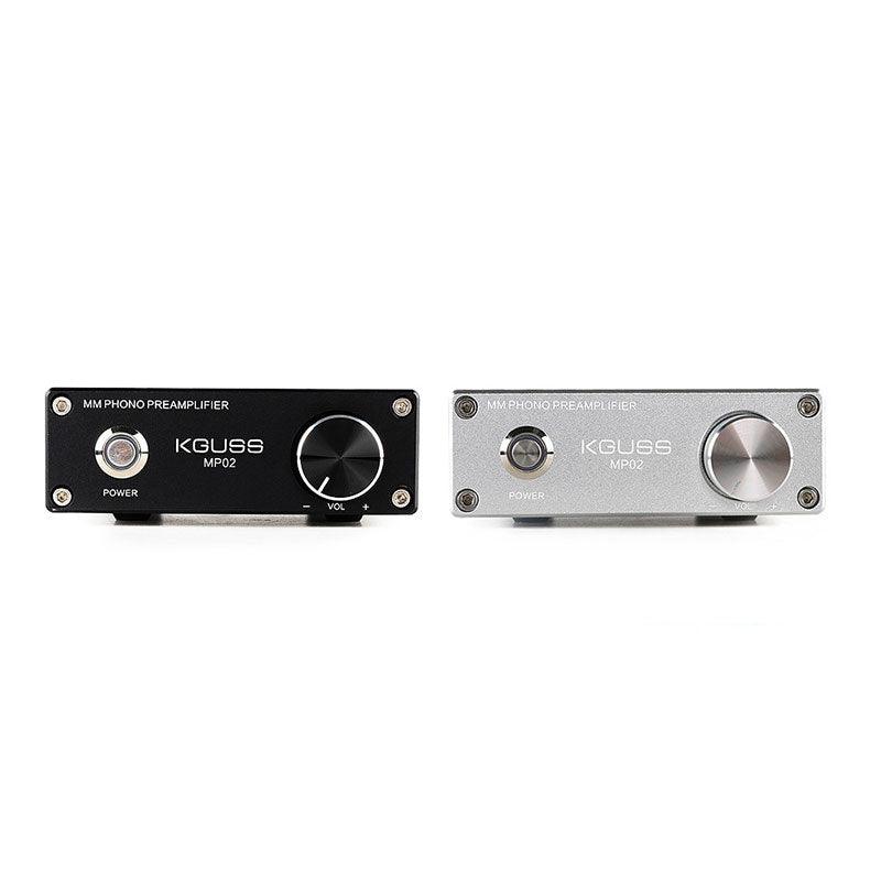 KGUSS MP02 LP Vinyl Record Turntable Player PHONO Preamplifier Amplifier Support RCA GND - MRSLM