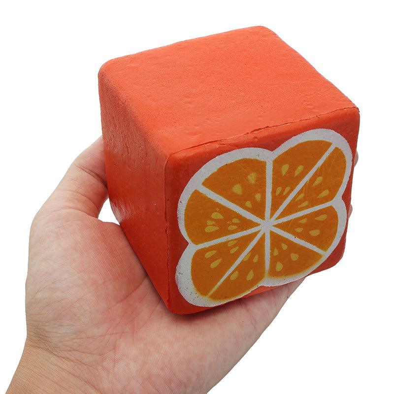 SquishyShop Orange Toast 7.5cm Bread Squishy Soft Slow Rising Collection Gift Decor Toy - MRSLM