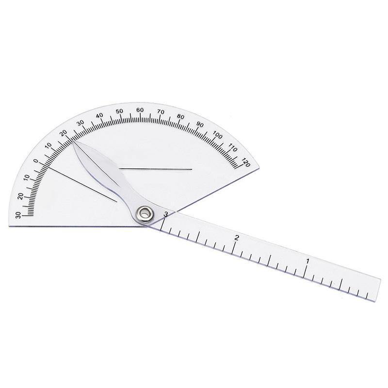 PVC Protractor Medical Goniometer Angle Ruler For Joint Bend Measure Fitness Equipment - MRSLM
