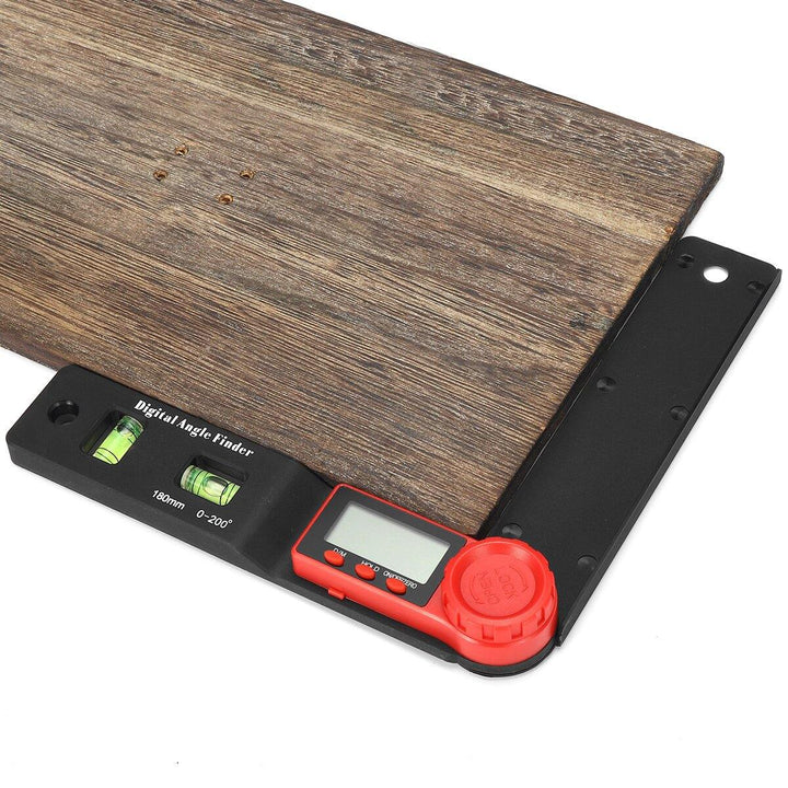 2 In 1 Digital Meter Angle Spirit Level Angle Ruler Protractor Woodworking Square Vernier Digital Caliper - MRSLM