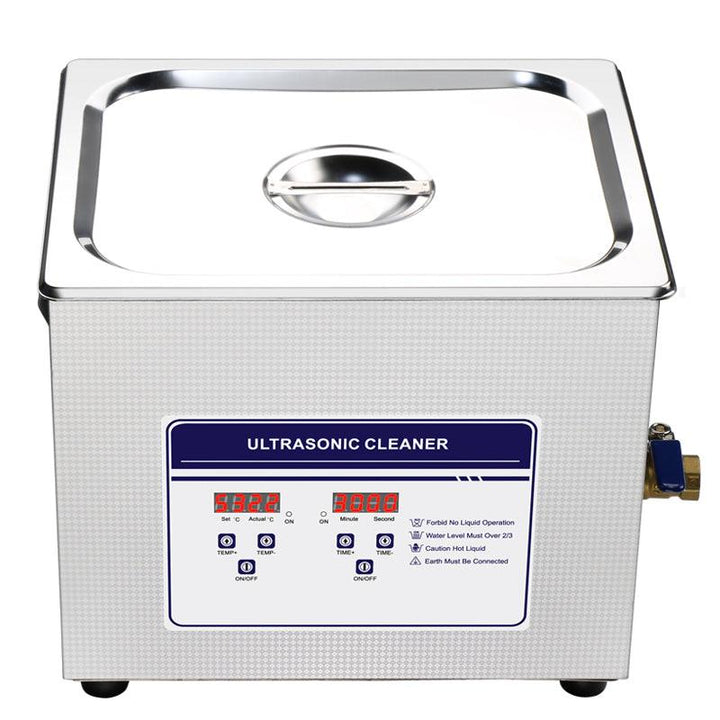 SKYMEN 060S 15L Ultrasonic Cleaner Digital Timer Heating Sonic Bath Machine for Metal Parts PCB Ultrasound Cleaning Device Washer - MRSLM