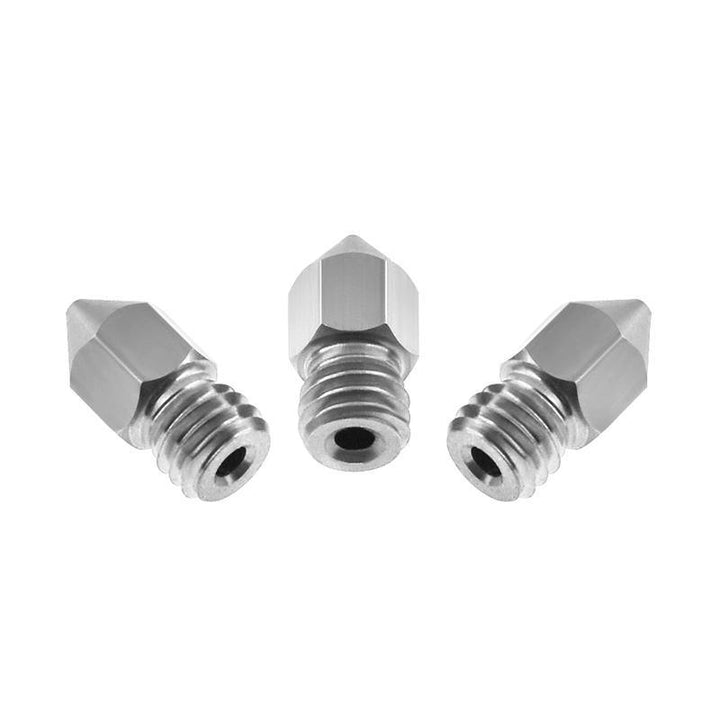 TWO TREES® 5PCS Nozzle 0.2mm/0.3mm/0.4mm/0.5mm/0.6mm M6 Thread Stainless Steel for 1.75mm Filament 3D Printer - MRSLM