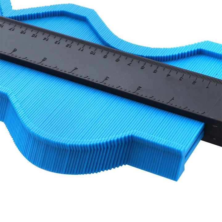 10 Inch Widen Self Locking Contour Gauge Plastic Profile Gauge Shape Duplicator Copy Irregular Shapes Measuring for Fit and Easy Cutting - MRSLM