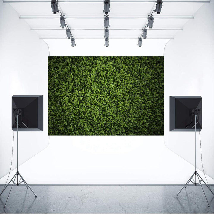 5x3ft 7x5ft 10x6.5ft Green Leaves Wall Backdrop Photography Wall Decor Background for Photo Video Wedding Birthday Party - MRSLM