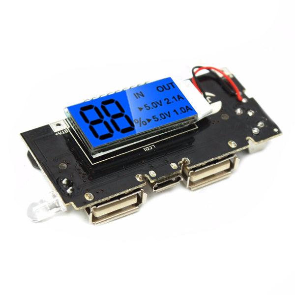 Dual USB 5V 1A 2.1A Mobile Power Bank 18650 Battery Charger PCB Module Board - MRSLM