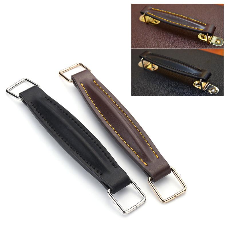 Coffee Black Leather Handle with Gold Fitting for Marshall Amp AS50D/AS100D - MRSLM