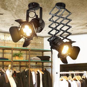 Industrial Retro LED Ceiling Light Track Light Stretch Light Indoor LED Lamp for Cloth Club - MRSLM