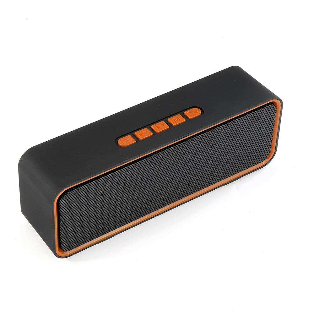 Portable Wireless bluetooth Speaker Soundbar Subwoofer Stereo TF Card TWS Outdoor Speaker with Mic - MRSLM
