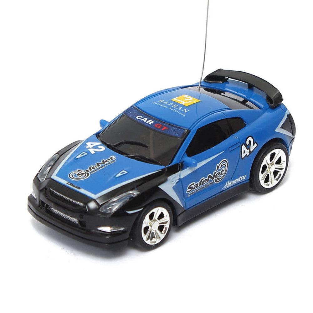 Mini Can Remote Radio Control Racing RC Car Vehicles Model LED Light - MRSLM