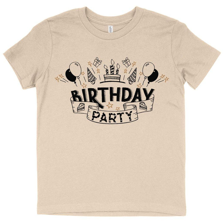Kids' Birthday Party T-Shirt - Birthday Celebration T-Shirts - MRSLM