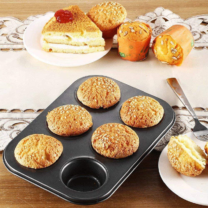 Baking Tools Non-Stick Mini Cheesecake Cupcake Baking Tin Pan Tray Cup Cake Muffin - MRSLM