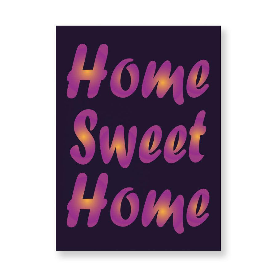 Home Sweet Home Wall Picture - Best Design Stretched Canvas - Printed Wall Art - MRSLM