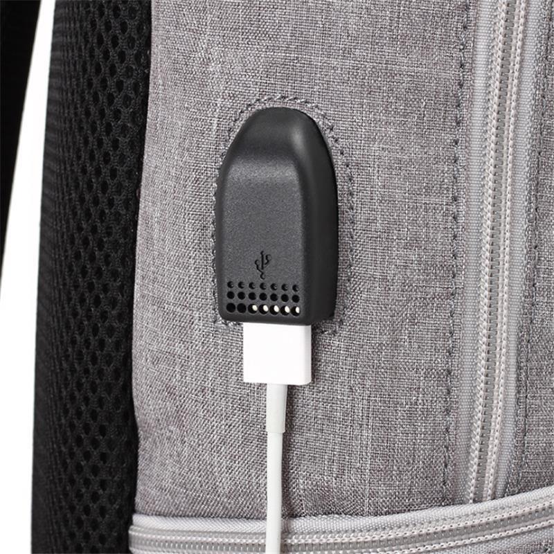 Backpack USB Charging Backpacks Men Woman Shoulder Bag Laptop Bag Casual Travel Backpack College Bag For 15-inch Laptop - MRSLM