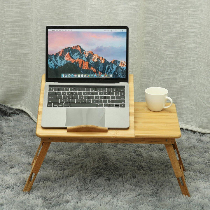 Adjustable Laptop Bed Table Stand Computer Desk Sofa Lap Tray w/Drawer Foldable - MRSLM