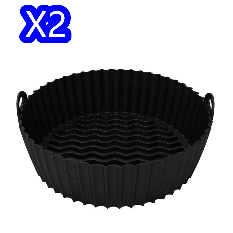 Silicone Airfryer Liner - Reusable Container Accessories Pan Baking Mold Canister Shape Protector