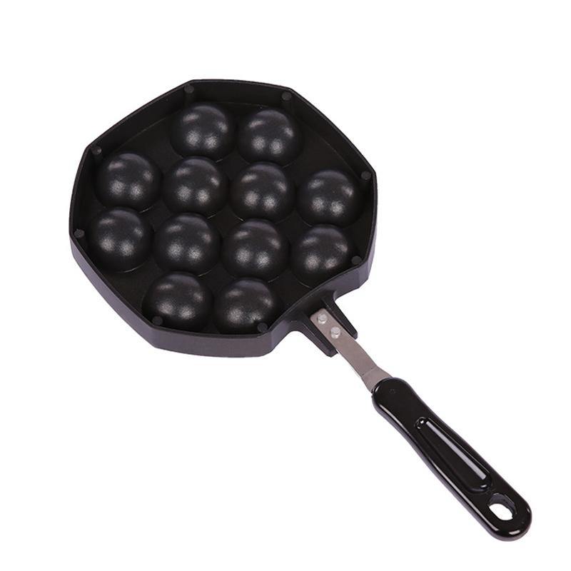 Takoyaki Grill Pan 16 Holes Octopus Maker Stove Cooking Plate for Kitchen - MRSLM