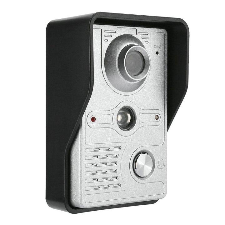 ENNIO 7inch Wireless/Wired Wifi IP Video Door Phone Doorbell Intercom Entry System with IR-CUT HD 1000TVL Wired Camera Night Vision,Support Remote APP Unlocking,Recording,Snapshots - MRSLM