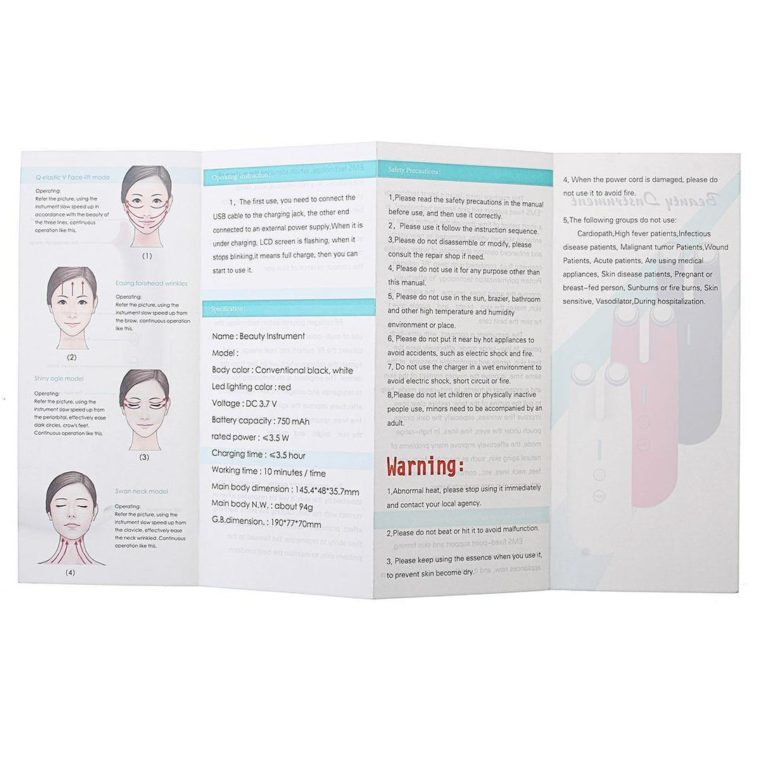 RF Radio Frequency Machine Face Wrinkle Remove Shrink Pores Facial Beauty Machine for Men Women - MRSLM