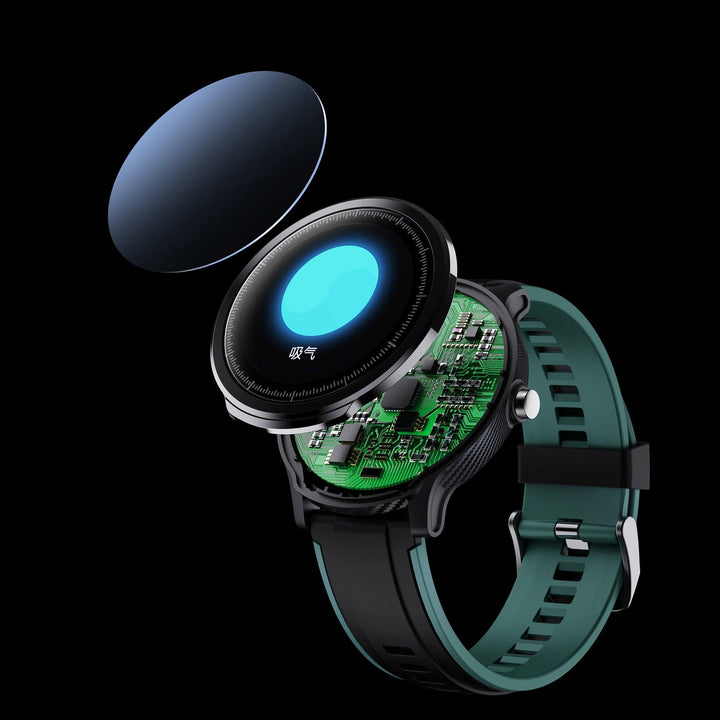[SPO2 Monitor]Kospet Probe IP68 Full Touch Screen Wristband Customized Watch Face Heart Rate Monitor Long Standby Smart Watch (Green+Gray) - MRSLM