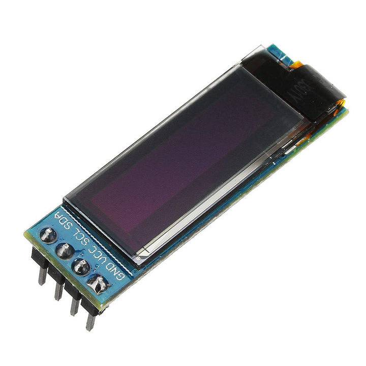 Geekcreit 0.91 Inch 128x32 IIC I2C Blue OLED LCD Display DIY Module SSD1306 Driver IC DC 3.3V 5V - MRSLM