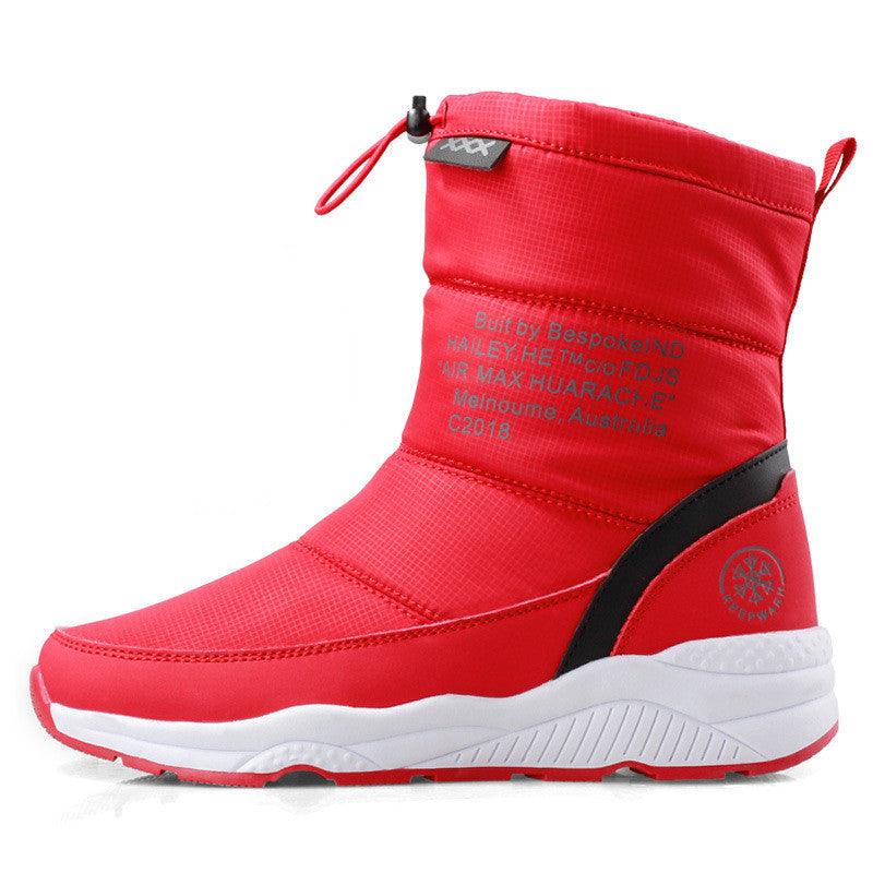 New Thick Ladies Snow Boots Non-Slip Waterproof And Velvet Warm Casual Shoes - MRSLM