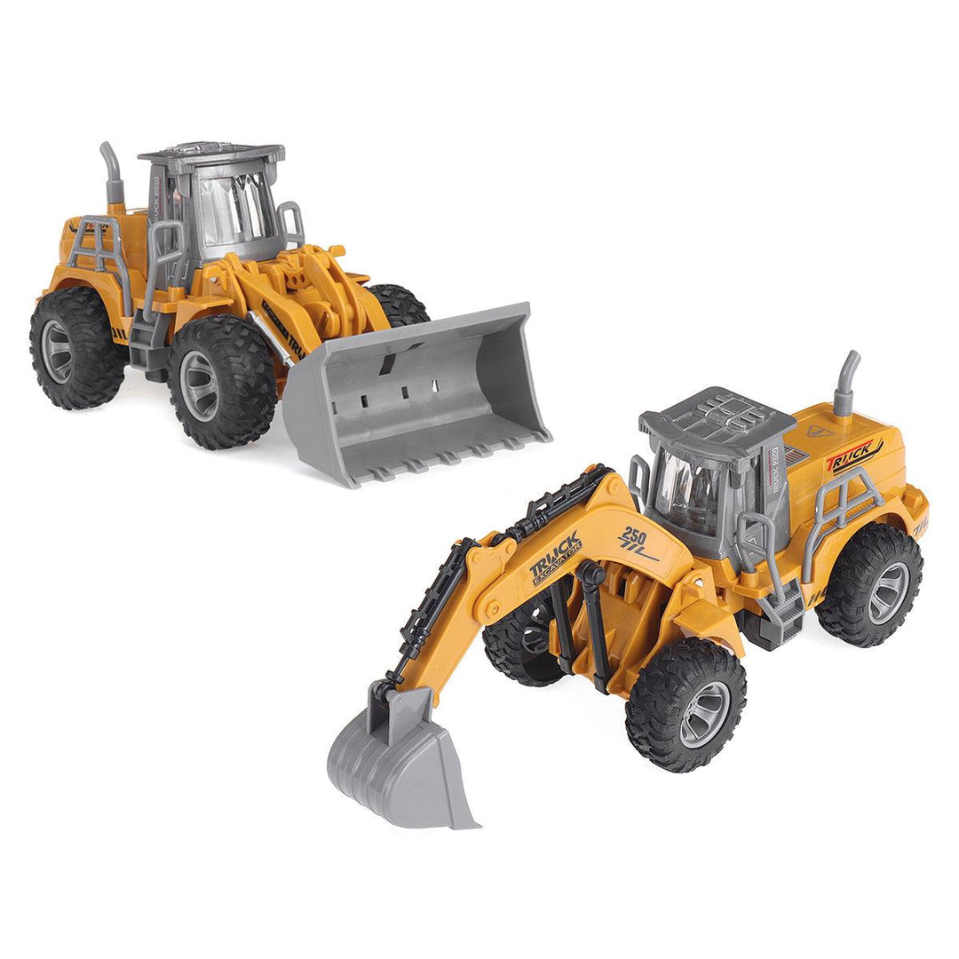 Excavating Machinery Kids Toys Truck Engineering Vehicle Tractor Bulldozer Digger RC Remote Controlled Kids Toy - MRSLM