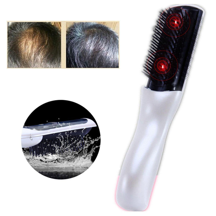 Laser Infrared Anti Hair Loss Hair Growth Regrowth Treatment Massage Comb - MRSLM