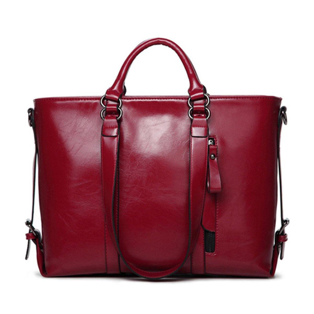 Women Fashion Minimalist Handbag Leisure Business Shoulder Bag Tote Bag - MRSLM