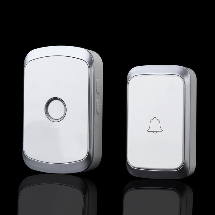 CACAZI A20 Wireless Music Doorbell Waterproof AC 110-220V 300M Remote Door Bell 2 Button 1 Receiver - MRSLM