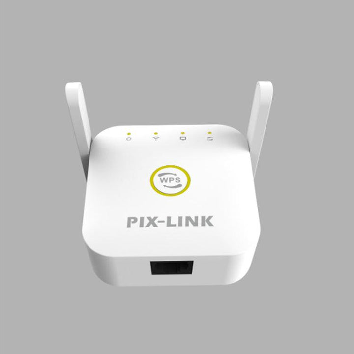 PIXLINK WR22 300M WiFi Repeater Wireless WiFi Extender WiFi Signal Expand 2 Antennas 2.4GHz with Ethernet Port WPS - MRSLM