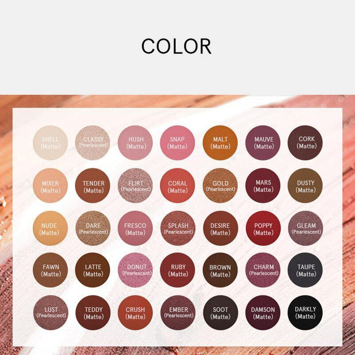 IMAGIC 35 Colors Nude Matte Eyeshadow Palette Glitter Waterproof Long-lasting Eyeshadow Palette - MRSLM