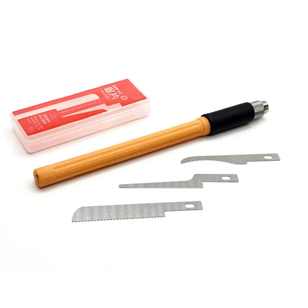 Mini Hobby Razor Saws Kit DIY Handy Multifunction Craft Blade Model Carving Tools - MRSLM