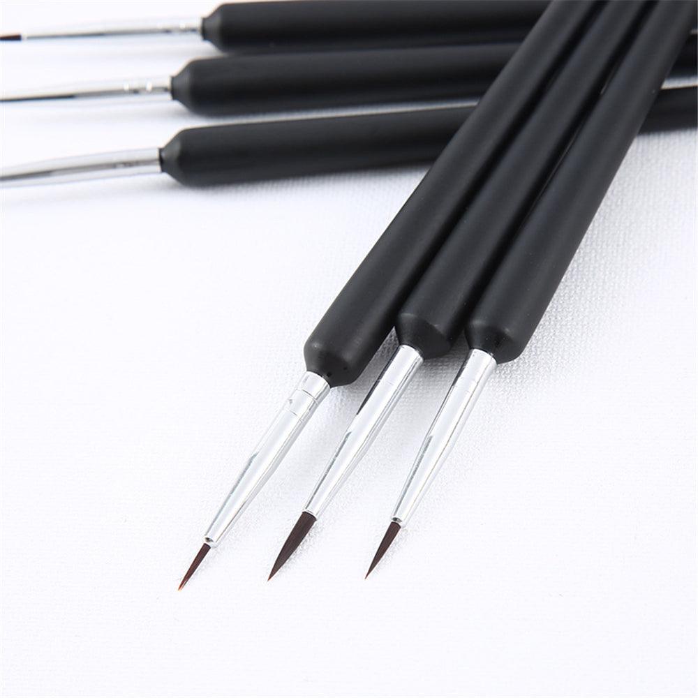 Keepsmiling A6096 Nylon Painting Brush Set Line Drawing Pen Watercolor Acrylic Painting Brush 6Pcs Set For Beginner Professional - MRSLM