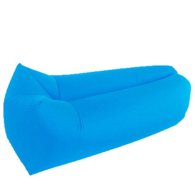 IPRee® Square-headed Air Inflatable Lazy Sofa 210D Oxford Portable Travel Lay Bed Lounger Max Load 200kg - MRSLM
