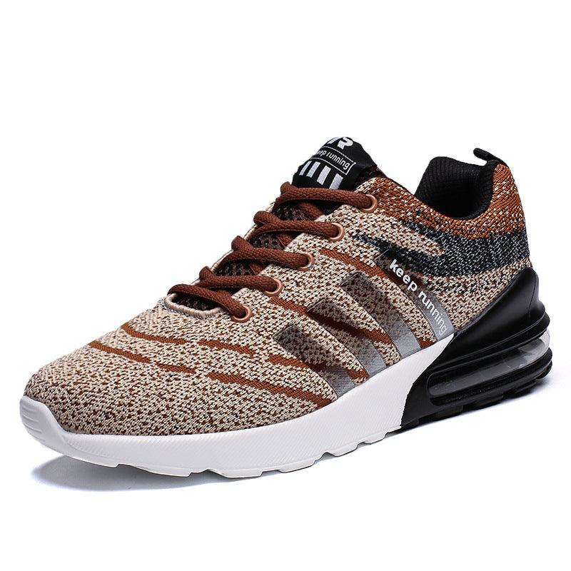 Flying Woven Mesh Running Shoes Men's Size 47 Plus Size Casual Sports Shoes - MRSLM